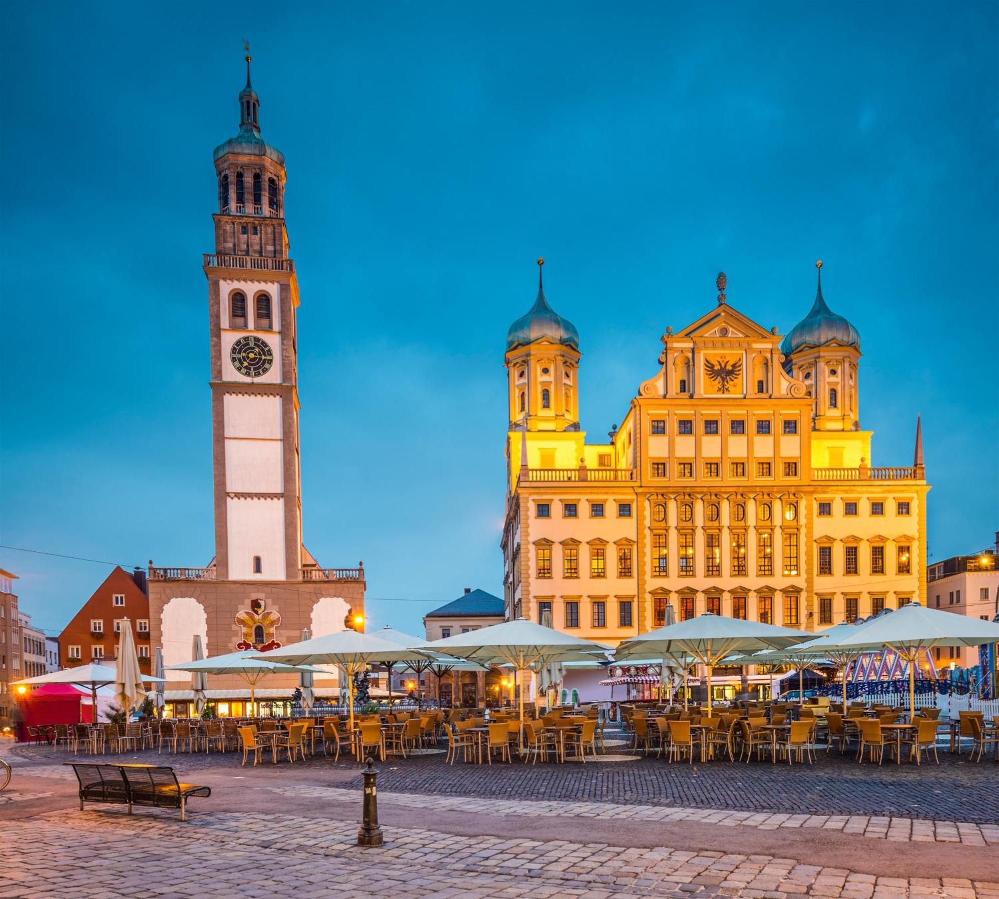 Primero City-Loftdomizil Innenstadt 84Qm Mit Grosser Gemeinschaftsterrasse Augsburg Kültér fotó